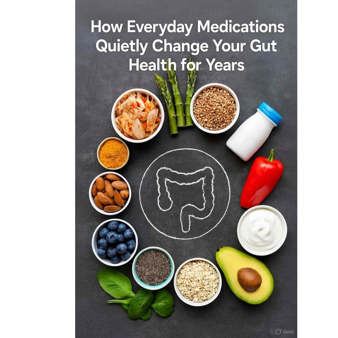 How Everyday Medications Quietly Change Your Gut Health for Years