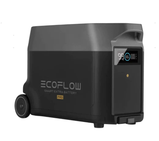 EcoFlow DELTA Pro Extra Battery 3600Wh for use with the Delta Pro Power Station, portable and efficient power solution.
