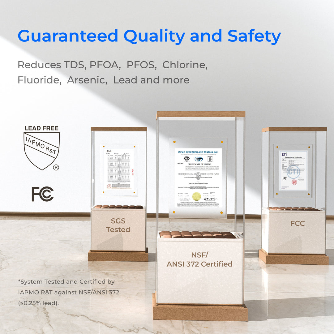 Waterdrop C1S Countertop Reverse Osmosis 3:1 Water Filter CoreRO System Compact