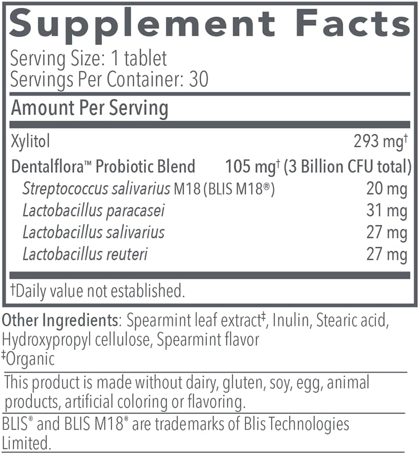 Biocidin Botanical Formulas Dentalcidin Toothpaste Oral Care Mint 3 OZ