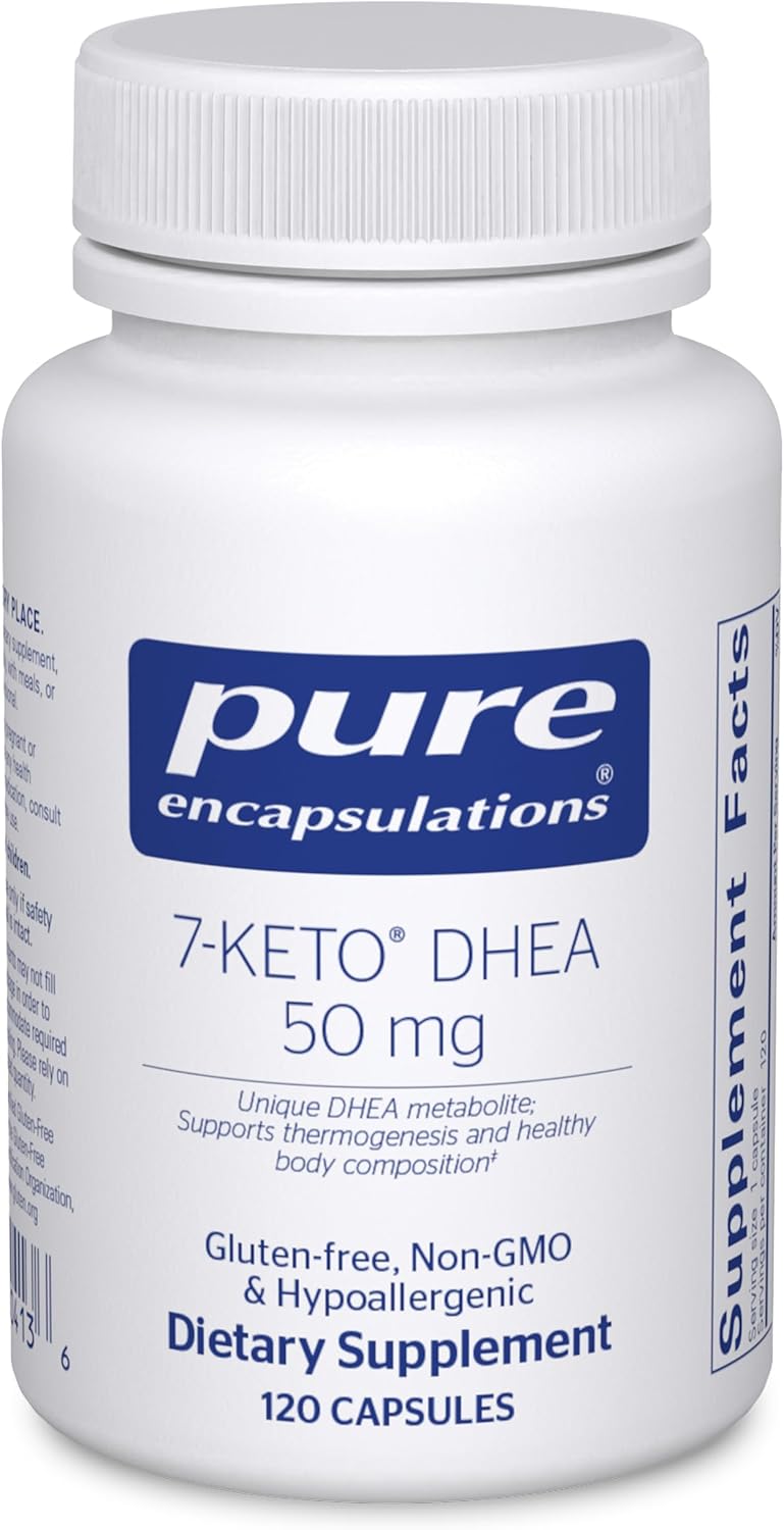 Pure Encapsulations 7 Keto DHEA For Body Composition Metabolism Support 120 Caps