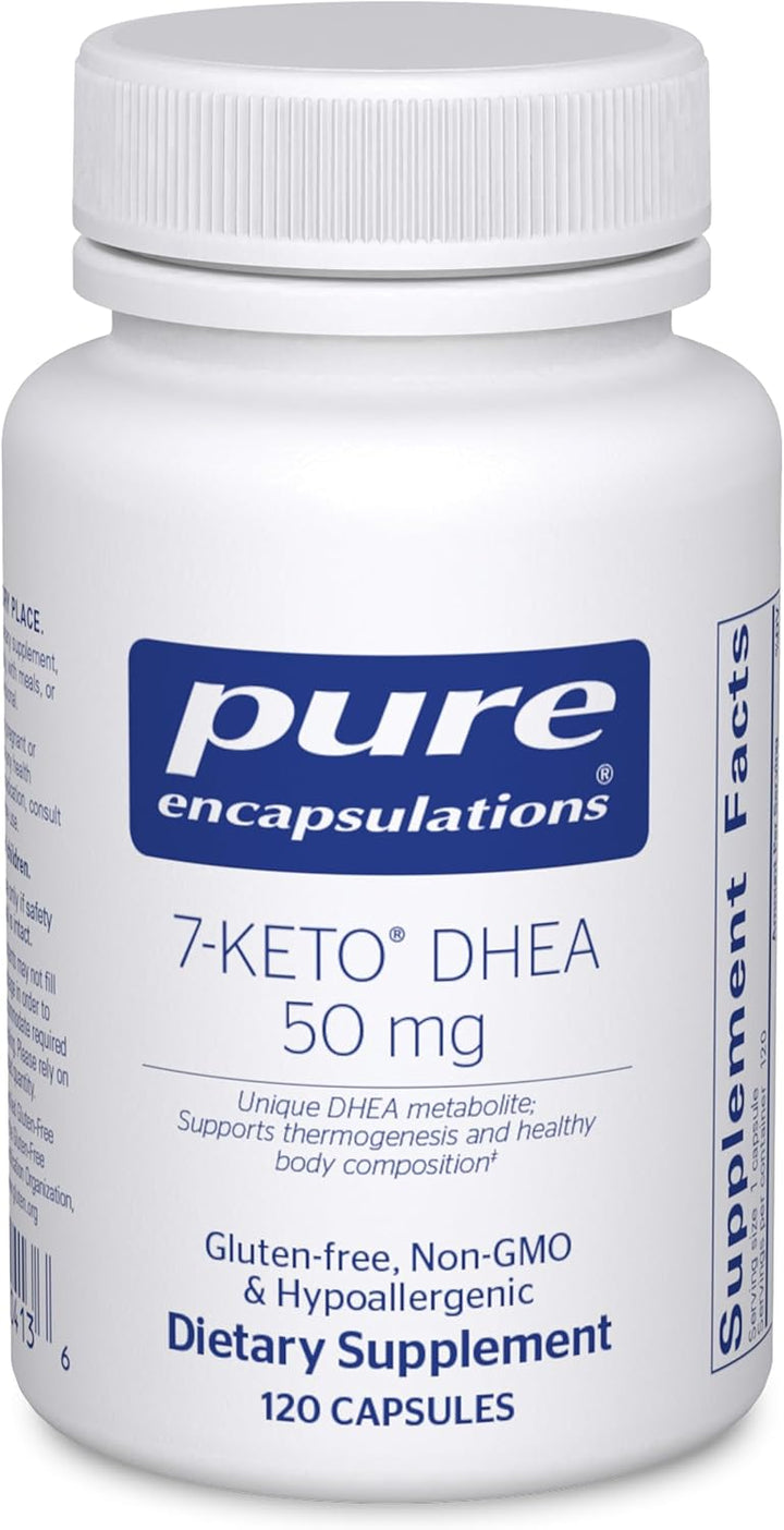 Pure Encapsulations 7 Keto DHEA For Body Composition Metabolism Support 120 Caps