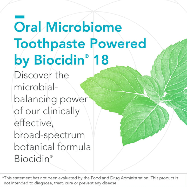 Biocidin Botanical Formulas Dentalcidin Toothpaste Oral Care Mint 3 OZ