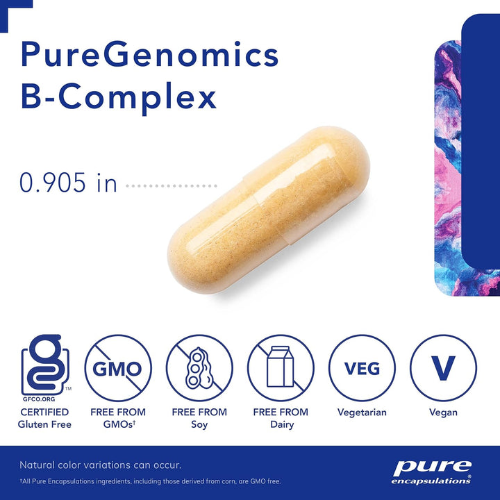 Pure Encapsulations B Complex Supports Energy Metabolism and Cell Health 120 Caps