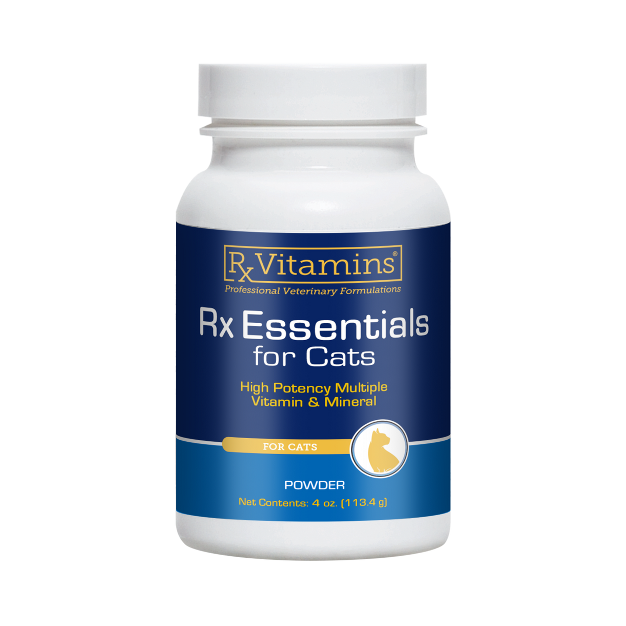 RX Vitamins For Pets Rx Essentials For Cats Natural Ingredients Nutrition 4 oz bottle for cats