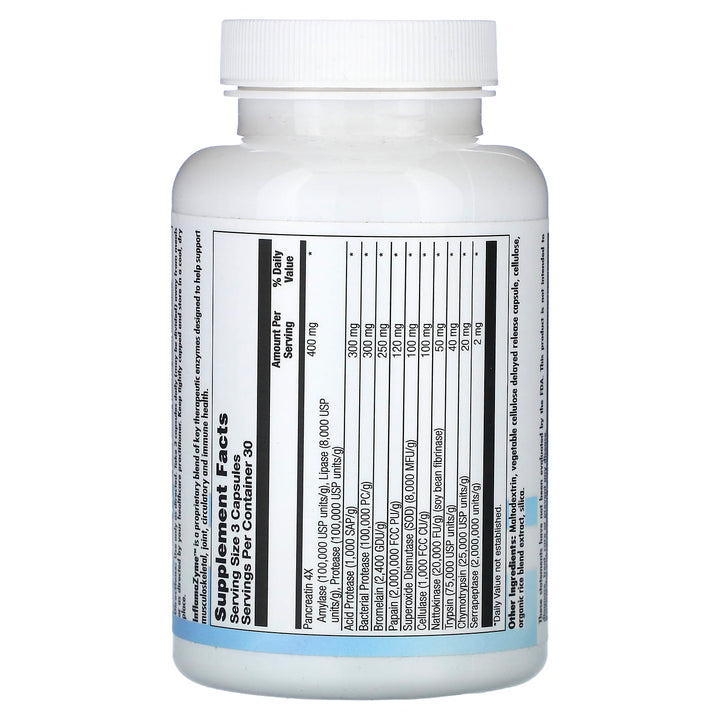 Allvia Inflamazyme 90 Vcaps Supports Healthy Inflammation Response