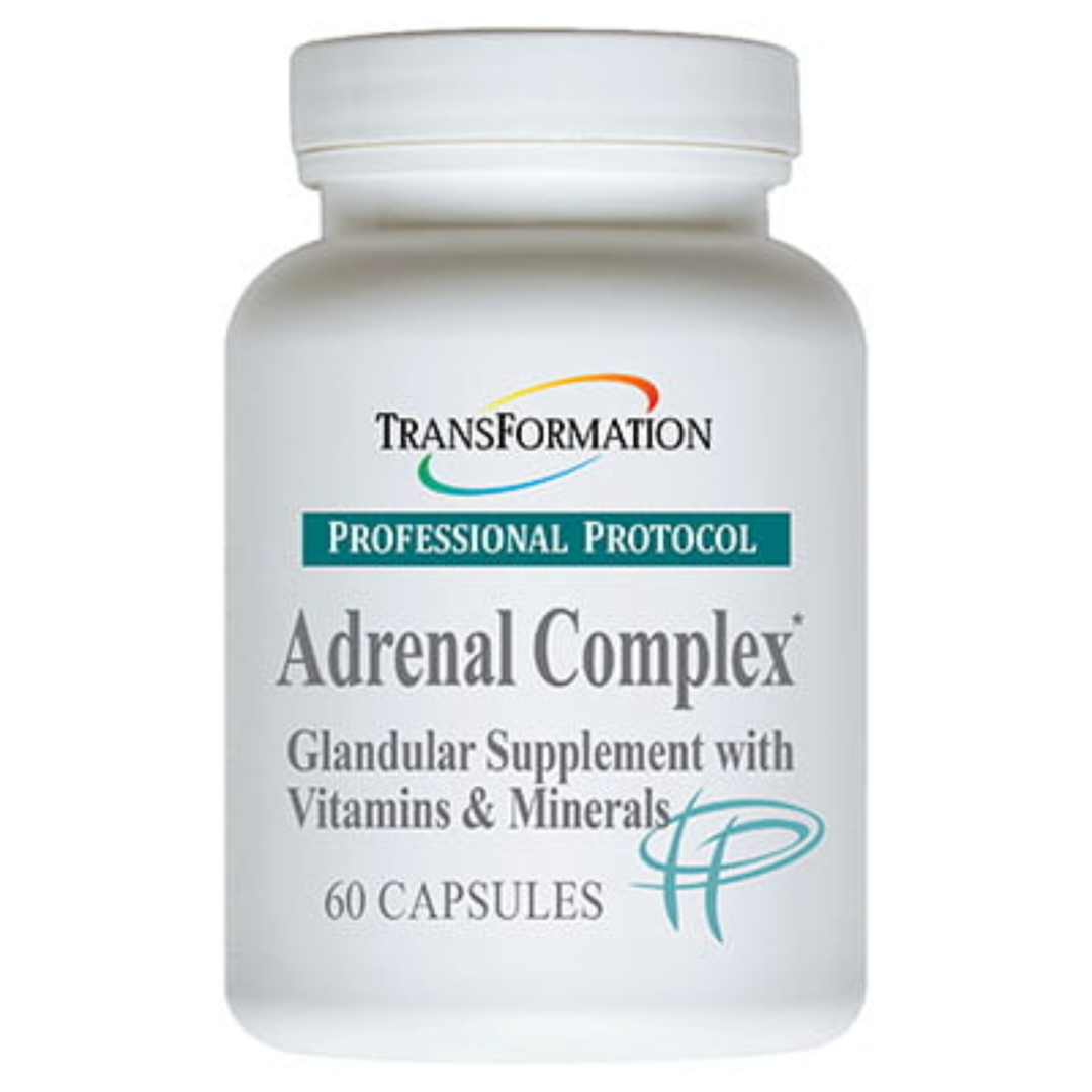 Transformation Enzymes Digest Adrenal Complex 60 Caps Glandular Supplement with Vitamins and Minerals
