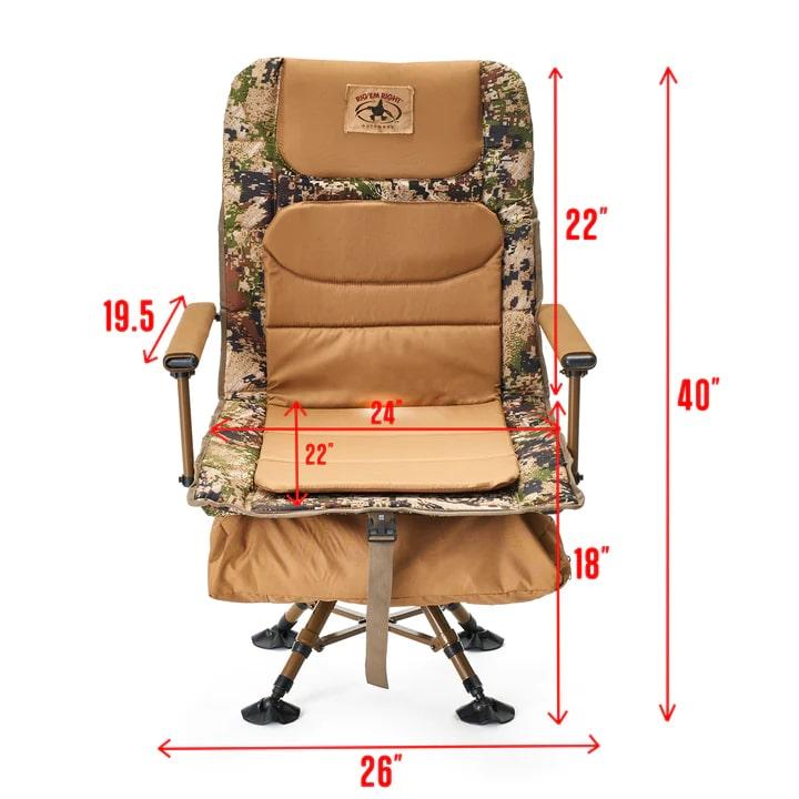 Rig Em Right Hyde 360 Swivel Chair Gore Optifade Timber Comfortable Seat