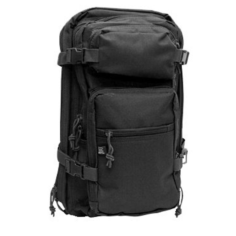 Glock Backpack Black 600D Polyester Durable Compact Outdoor Travel Work Bag