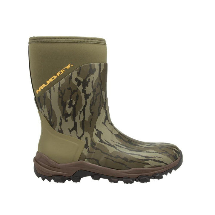 MUDDY DV8 13 Inch Non Insulated Boots Mossy Oak Bottomland Size 11D Footwear