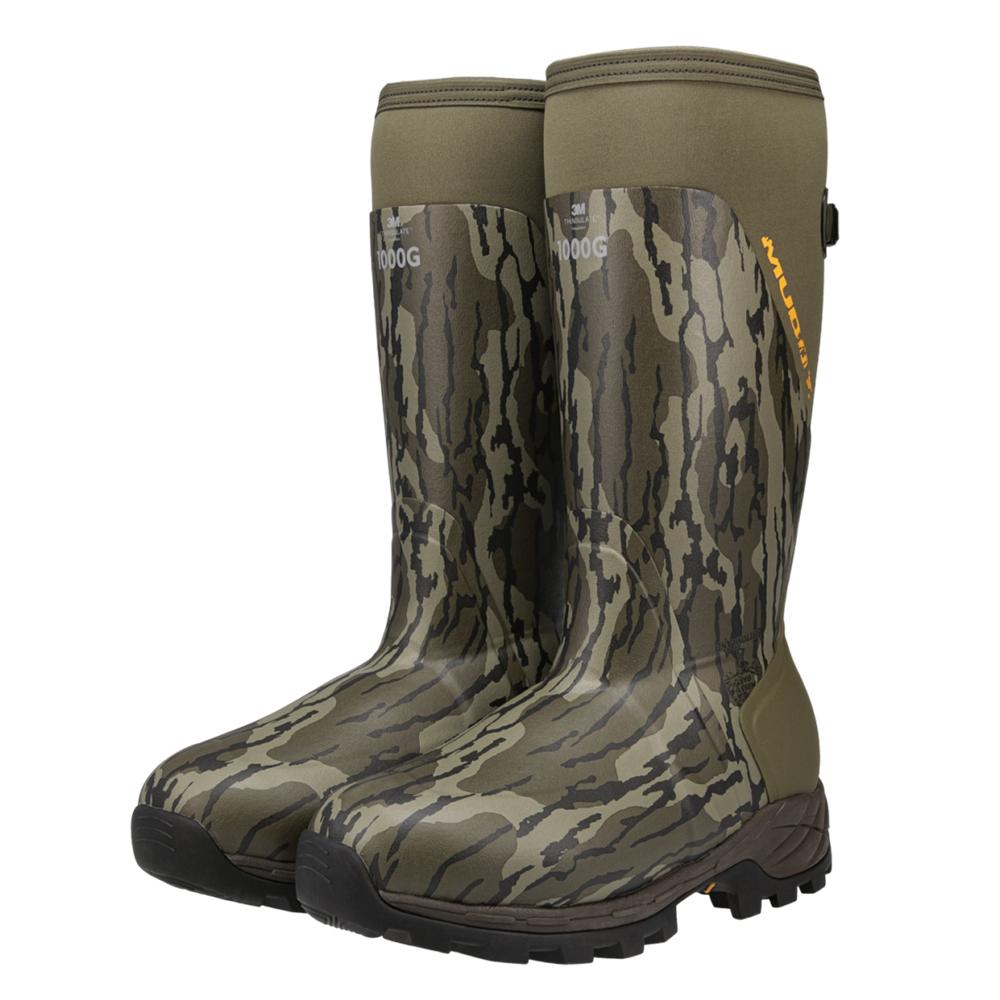 Muddy DV8 17 Inch Insulated Boots 1000G Mossy Oak Bottomland Size 12D