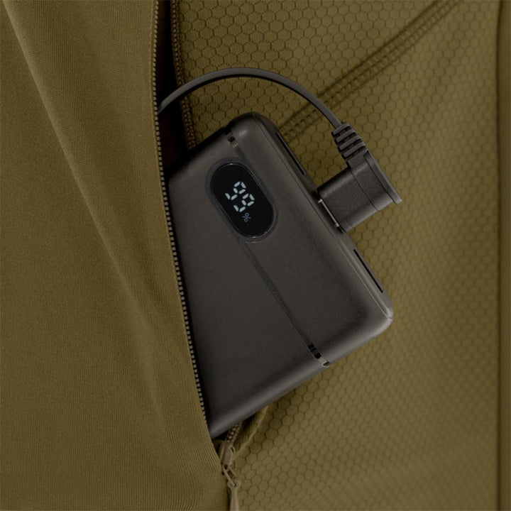 Muddy Nucleus Heated Quarter Zip Shirt Brown Clay 3XL Adjustable Warm Comfortable