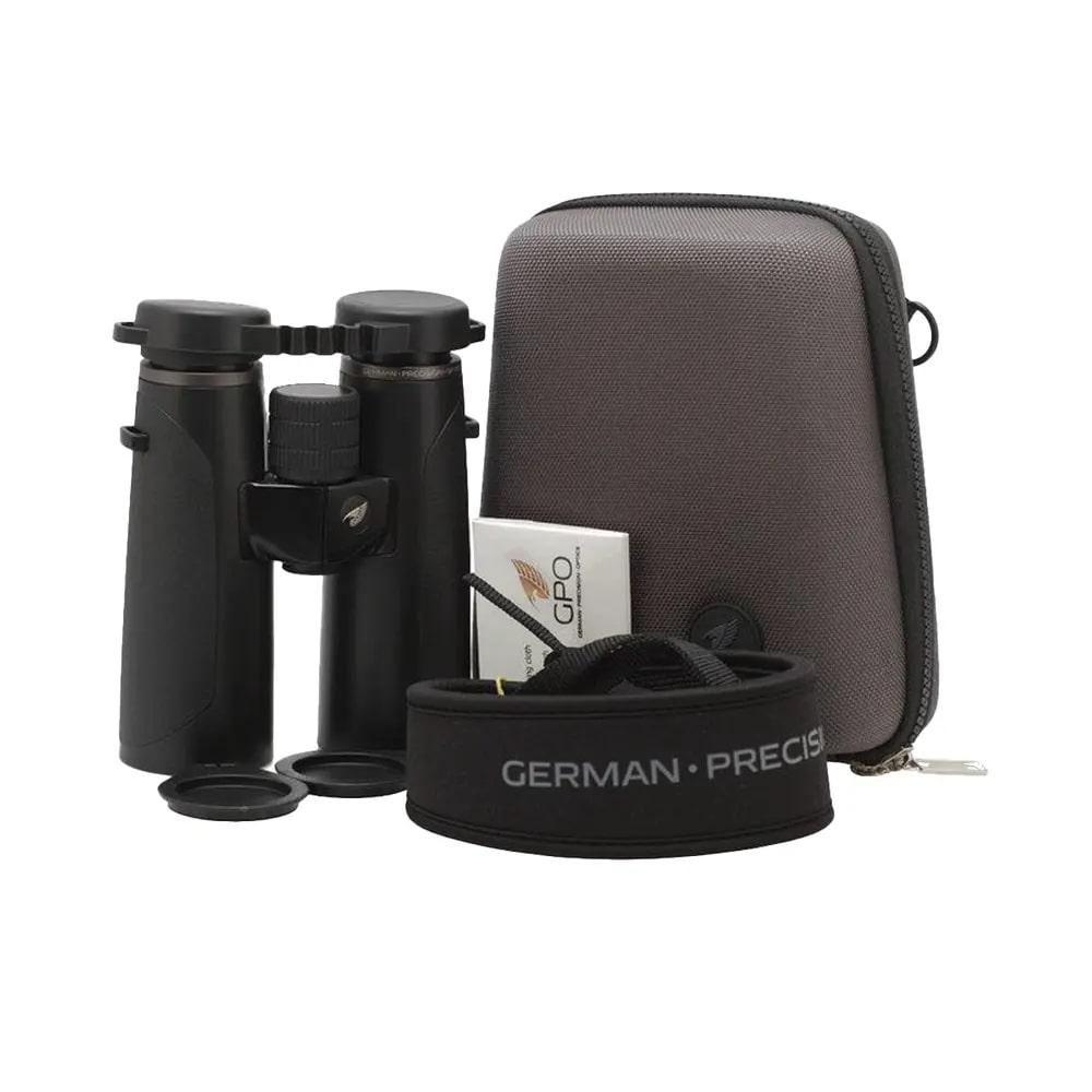 GPO Passion HD Binoculars 12.5x50 Charcoal Black High Clarity with Adapter