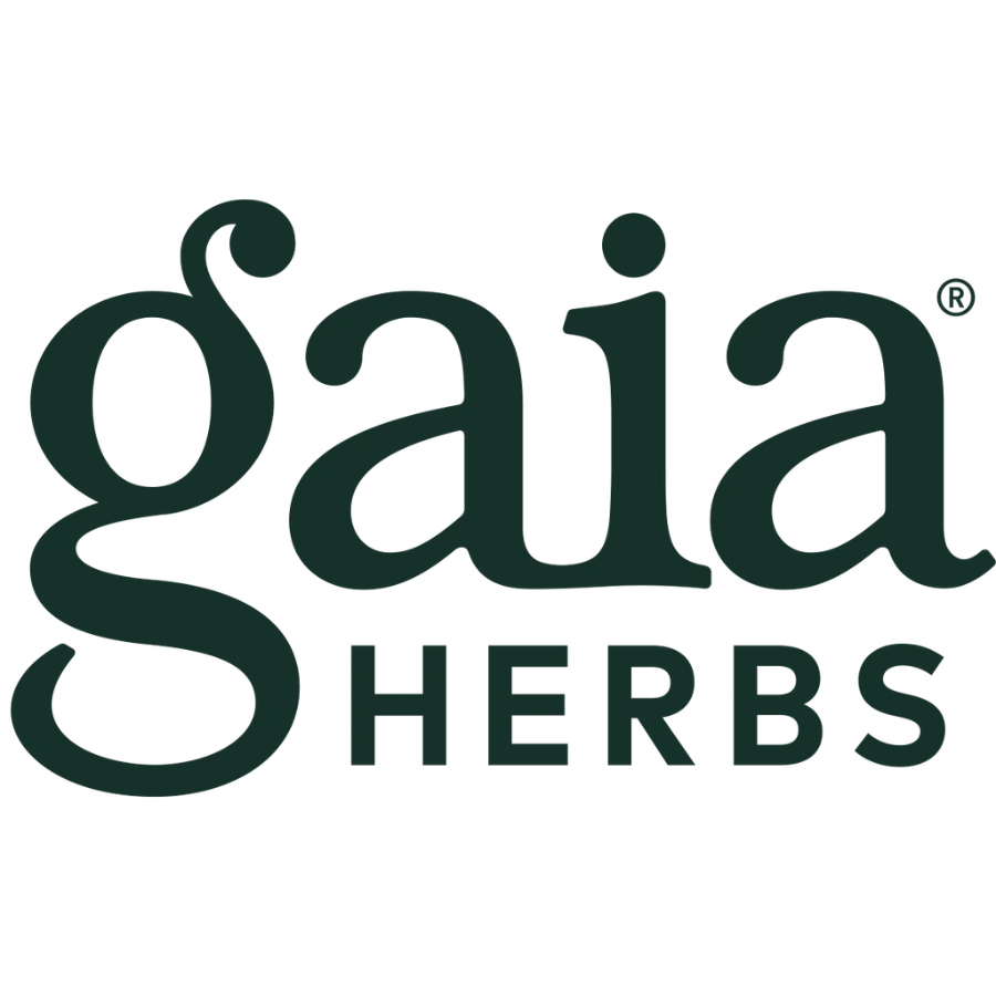 Gaia Herbs logo, representing health and wellness products including Gaia Herbs Daytime HPA.