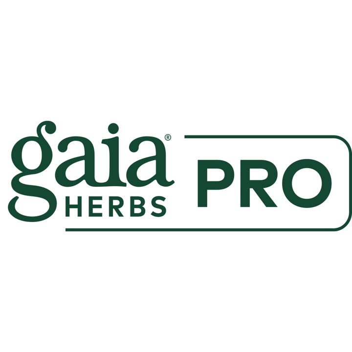 Gaia Herbs Pro logo representing the brand focused on herbal wellness products.