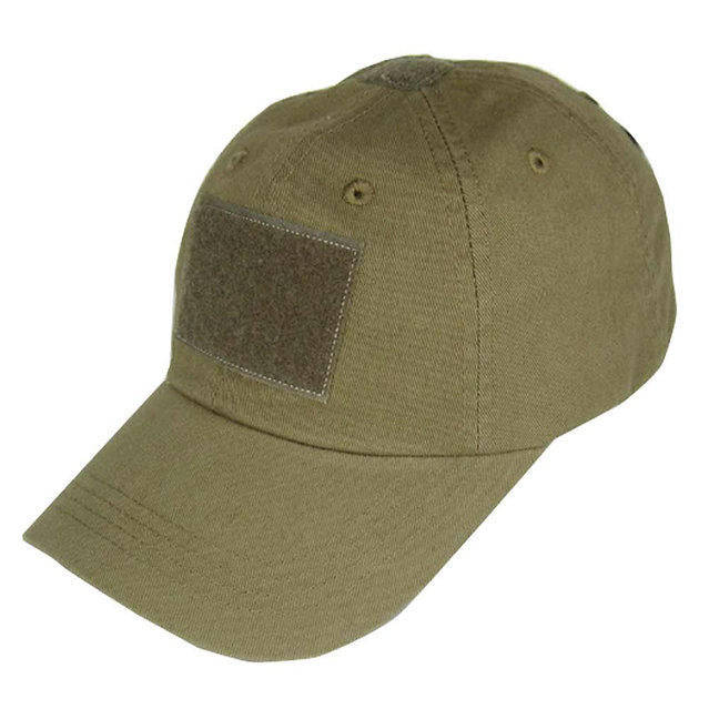 TacShield Contractor Cap Coyote Cotton Twill Adjustable Six Panel Comfortable