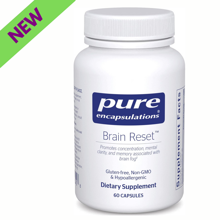 Pure Encapsulations Brain Reset Supports Mental Clarity Supplement 60 Capsules