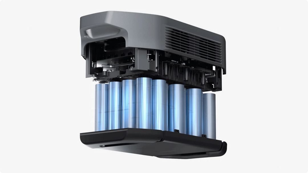 EcoFlow DELTA 2 Max Portable Power Station + One 160W Portable Solar Panel with visible battery design.