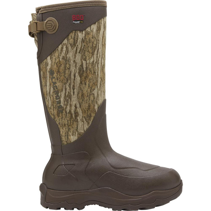 LaCrosse Alpha Agility 17 Inch Mossy Oak Bottomland 800G Boot Outdoor Size 13