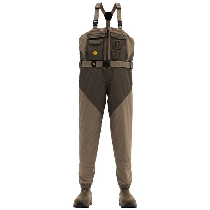 Lacrosse Alpha Agility Select Zip Waders Brown 1600G Size 8 Waterproof Gear