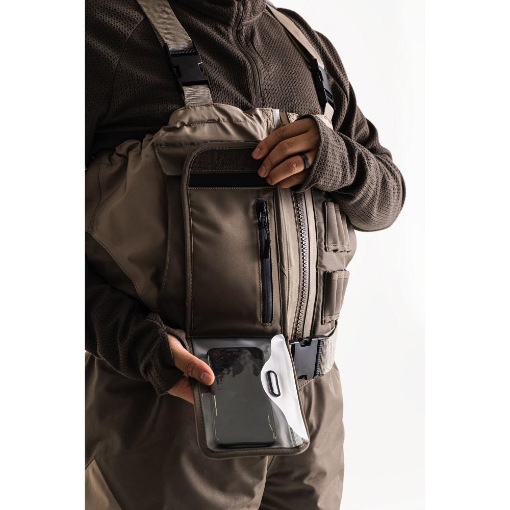 Lacrosse Alpha Agility Select Zip Waders Brown 1600G Size 8 Waterproof Gear