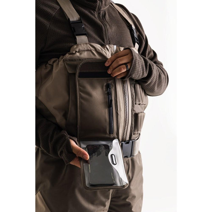 Lacrosse Alpha Agility Select Zip Waders Brown 1600G Size 8 Waterproof Gear