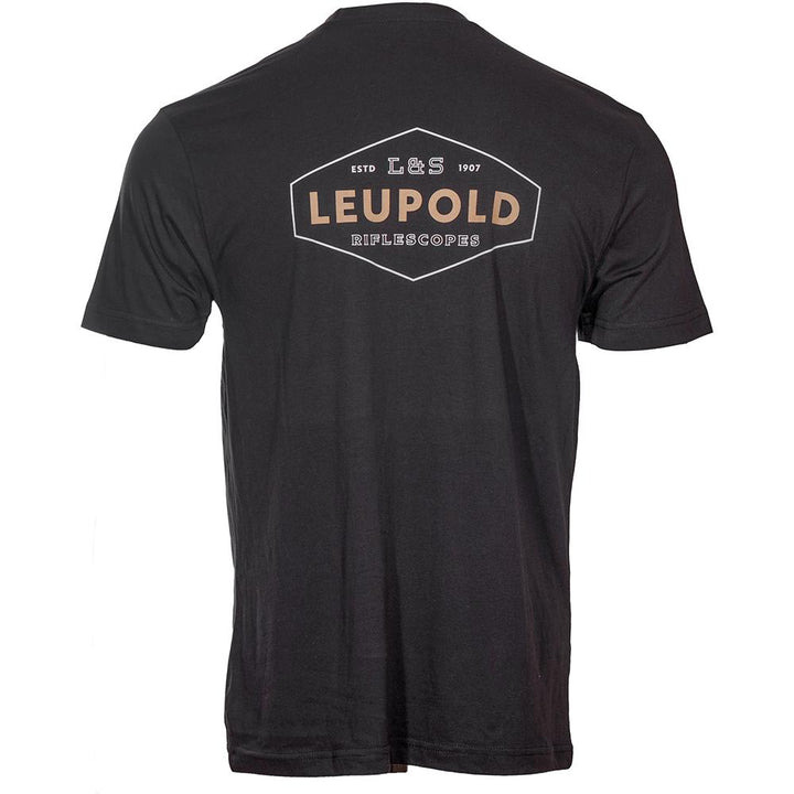 Leupold LS Heritage Short Sleeve Tee Black Soft Cotton Comfortable Fit M Size