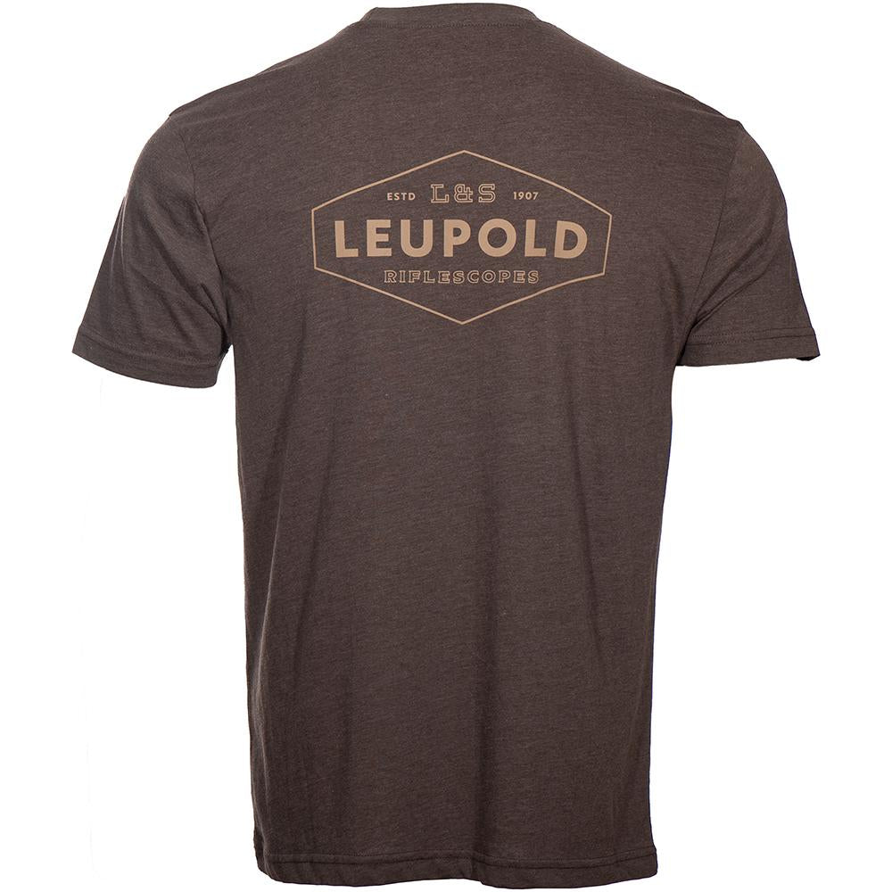 Leupold LS Heritage Short Sleeve Tee Espresso Soft Cotton Comfortable L Size