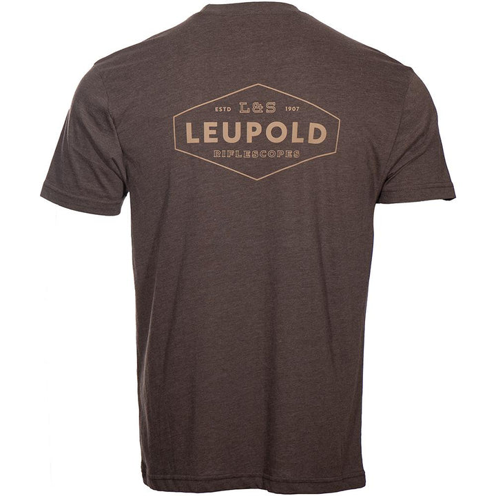 Leupold LS Heritage Short Sleeve Tee Espresso Soft Cotton Comfortable M Size