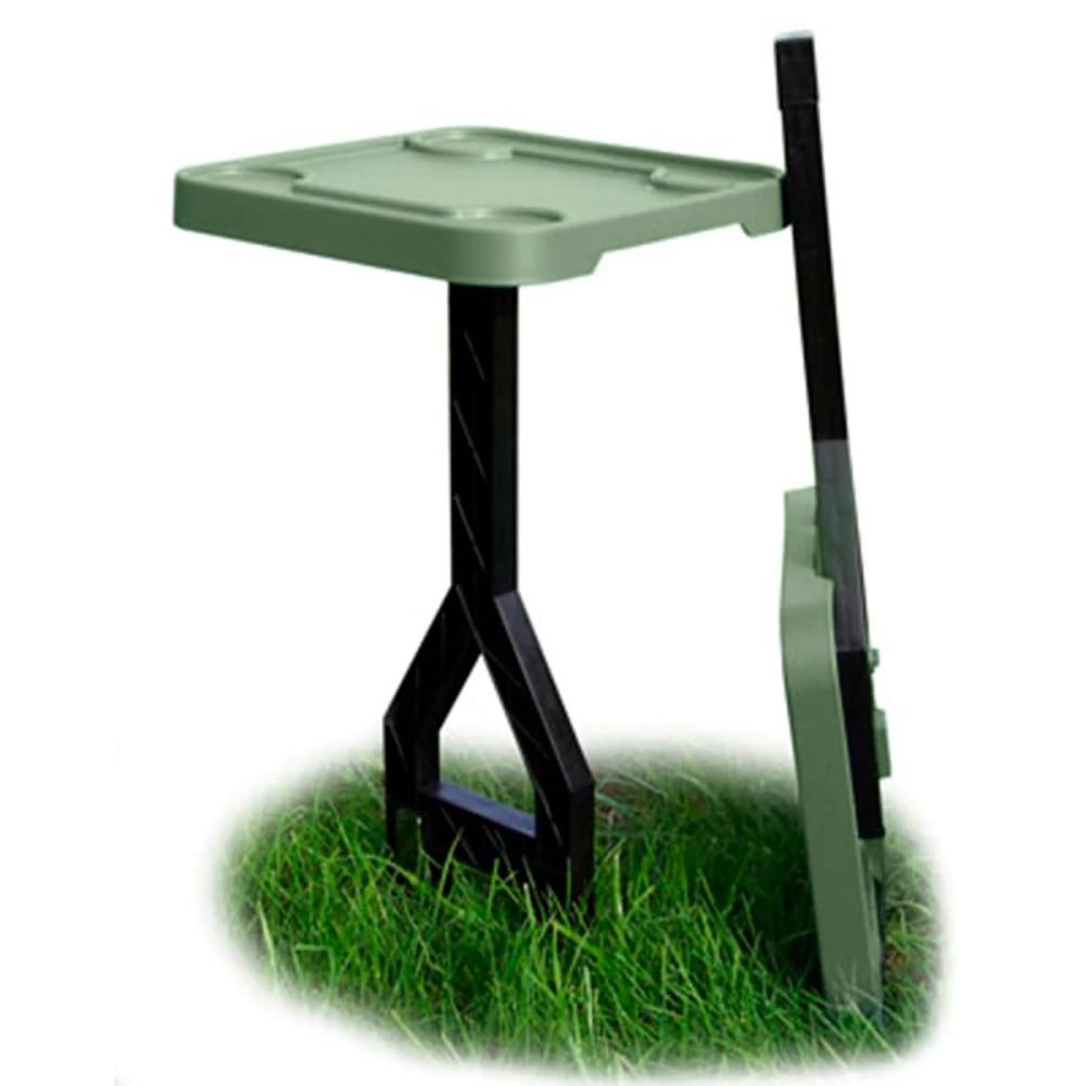MTM Jammit Outdoor Table Forest Green Portable Compact Stable Camping Gear