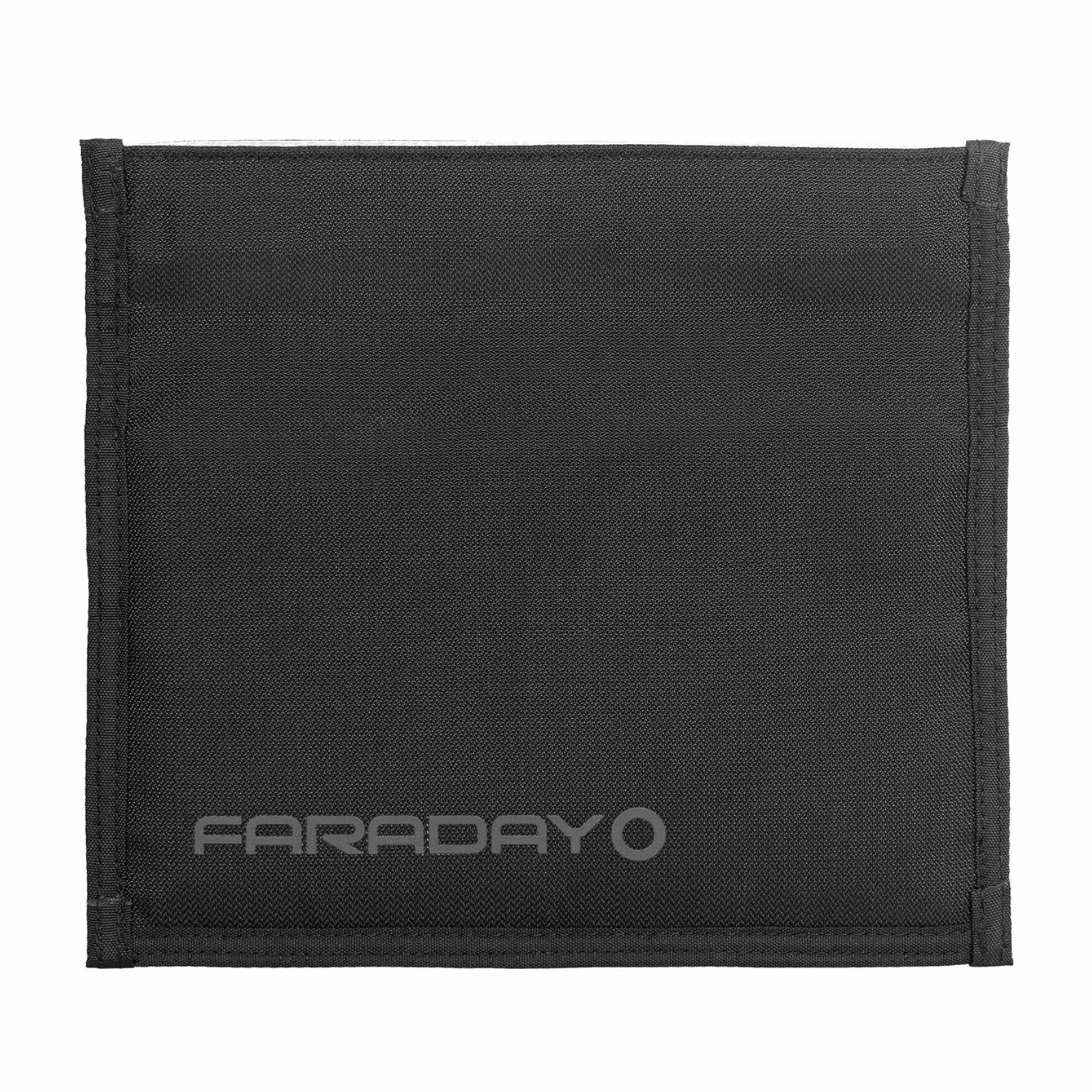 Faraday Jacket Pro Cordura phone bag with magnetic closure, black, 8.5" x 4.5" for privacy protection.