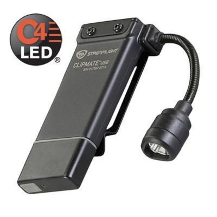 Streamlight Streamlight Clipmate Rechargeable USB Light White/Red Clip-On LED Light
