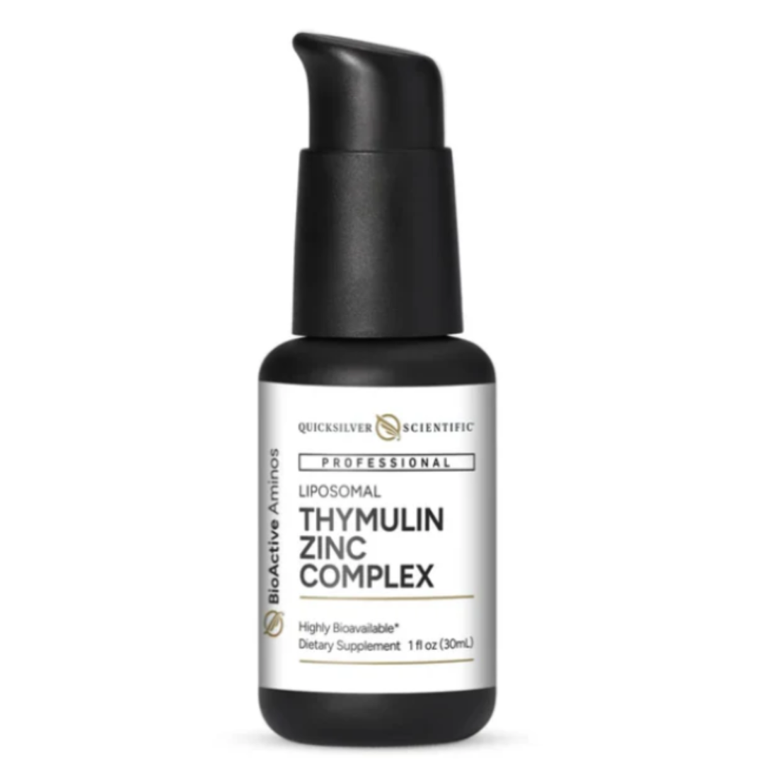 Quicksilver Scientific Thymulin Zinc Complex Supports Immune Balance 30mL