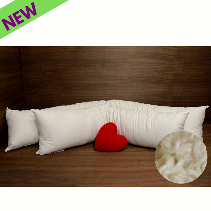 Soaring Heart Premium Organic Kapok Large Body Pillows Handmade Bedding 68"