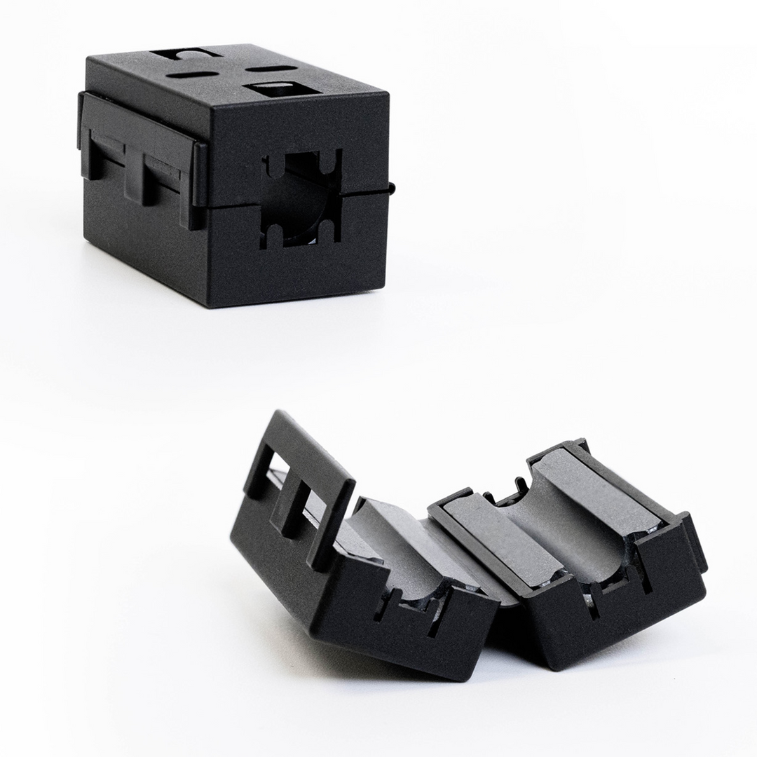 Faraday Broadband EMP Ferrite 0.39" High Frequency Noise Suppression product image showcasing design and features.