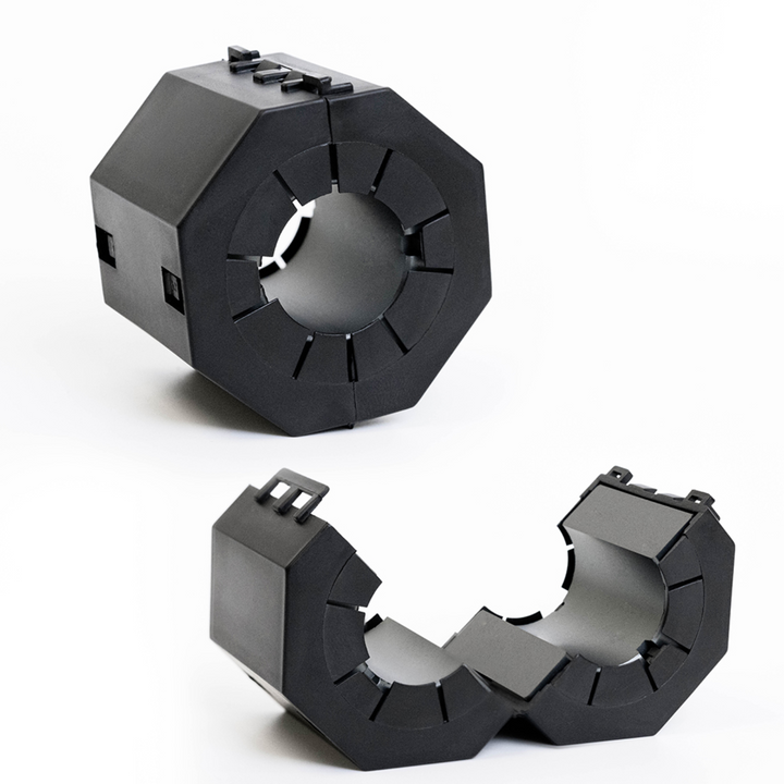 Faraday Broadband EMP Ferrite 1" high frequency noise suppression device for electromagnetic protection.