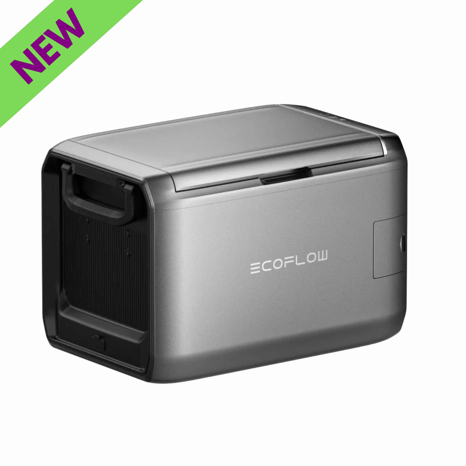 EcoFlow GLACIER Classic Fridge 55L Portable Freezer Without Battery in a sleek design with a 'NEW' label