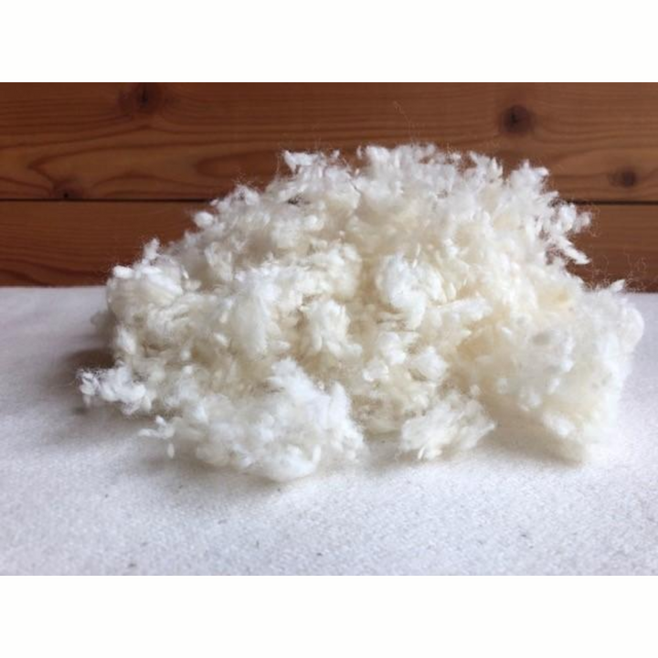 Holy Lamb Organics Extra Puffs for Wooly Down Pillow made from sustainable wool, fluffy and soft.