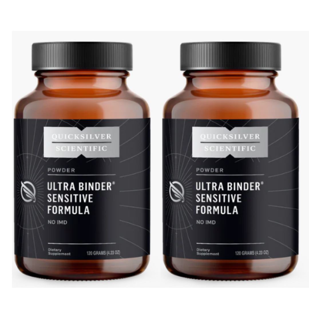 Quicksilver Scientific Ultra Binder Sensitive Formula 2 pack, dietary supplement.