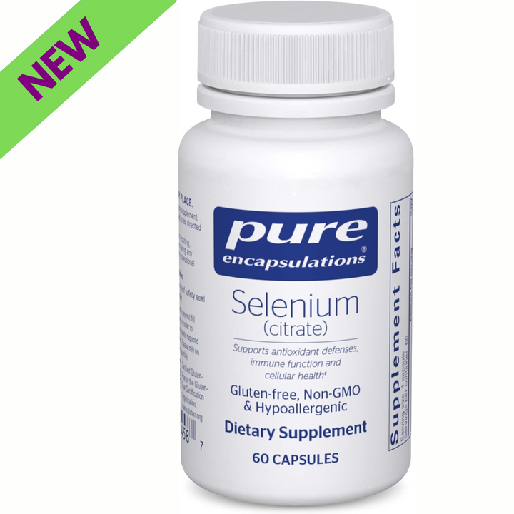 Pure Encapsulations Selenium Citrate Supports Immune Cellular Health 60 Capsules