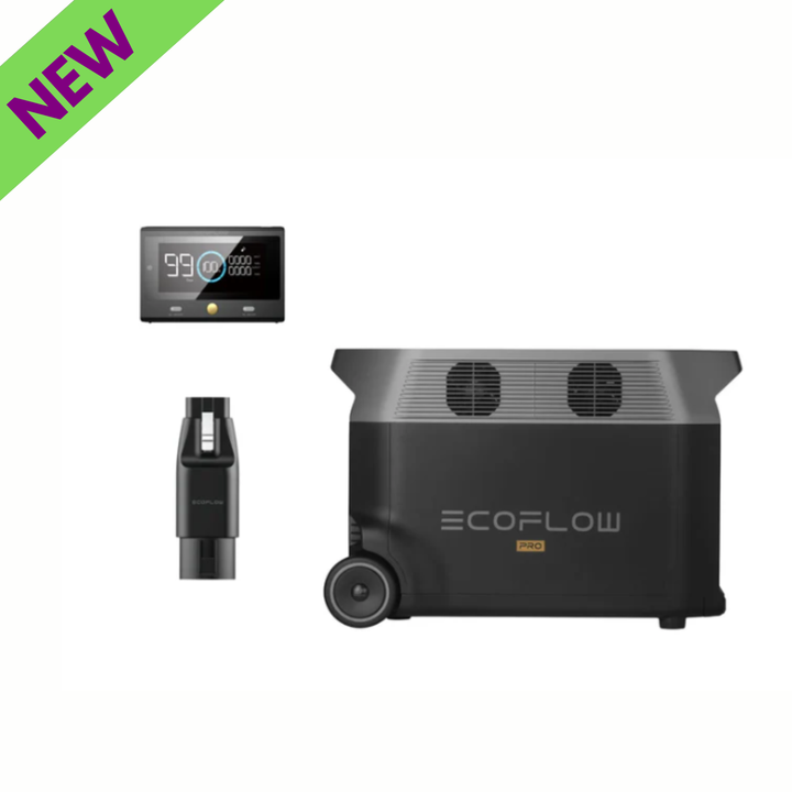 EcoFlow DELTA Pro Portable Power Station 3600W + Remote Control+ EV Adapter