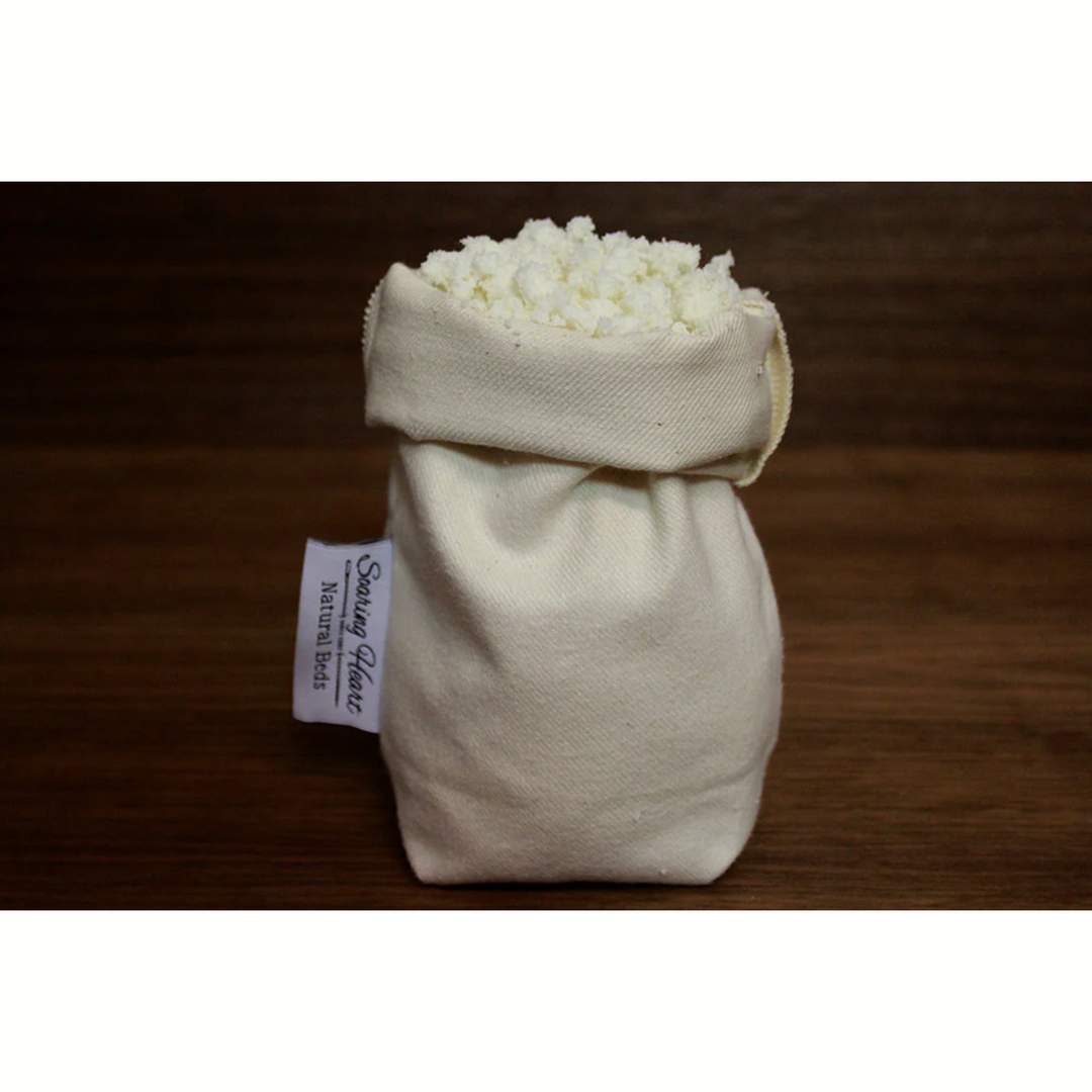 Soaring Heart Organic Shredded Latex Pillow Travel Size 14" x 20"