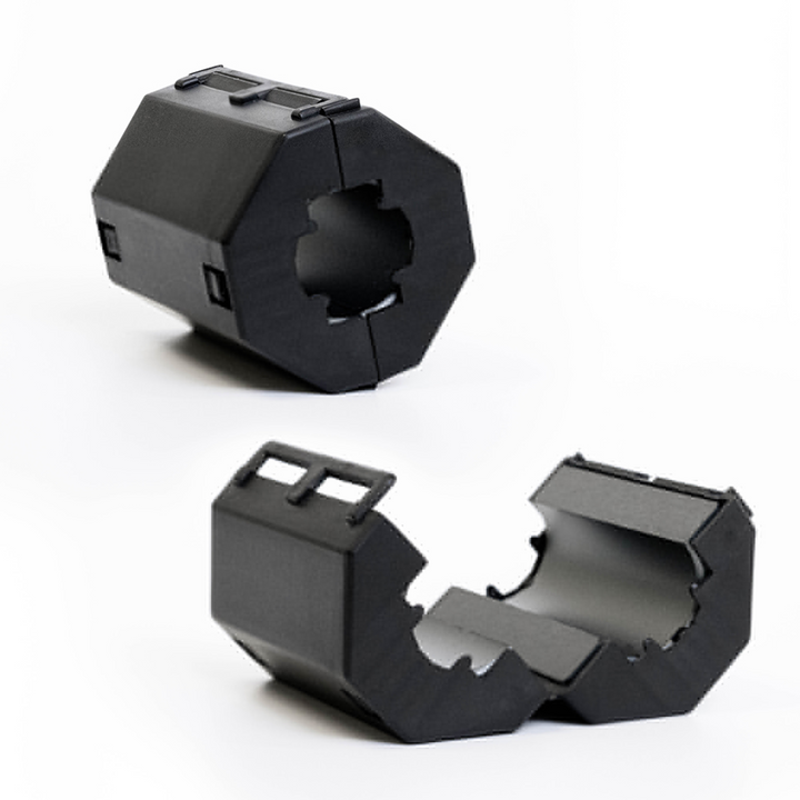 Faraday Broadband EMP Ferrite showing its design for high frequency noise suppression.