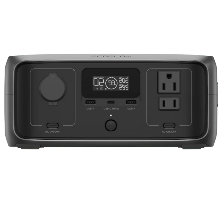 EcoFlow RIVER 3 Portable Power Station 245Wh 300W Lightweight Power Backup with USB and AC outlets.