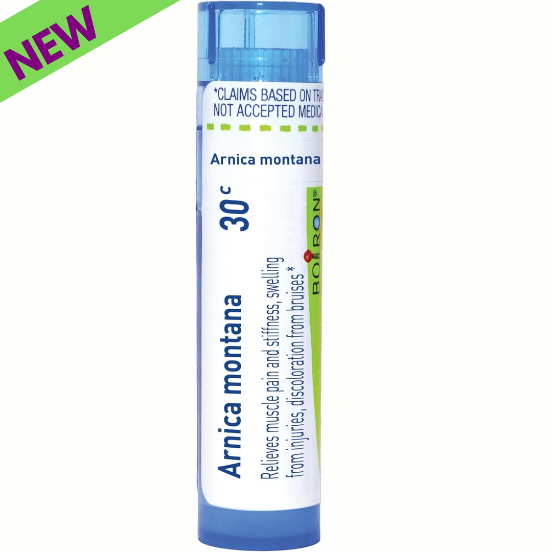 Boiron Laboratories Arnica Montana 30C size 7 homeopathic remedy for pain relief and muscle stiffness