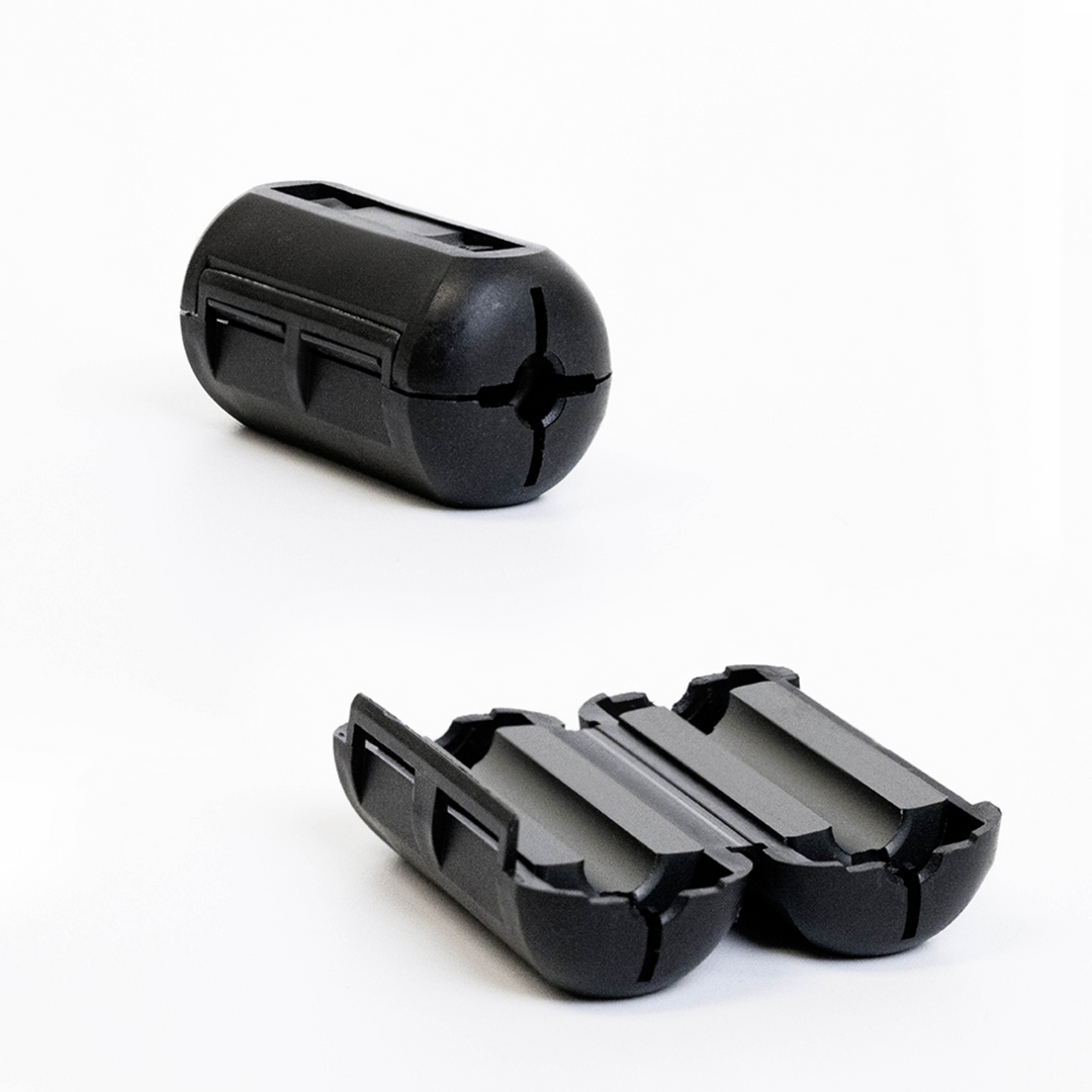 Faraday Broadband EMP Ferrite 0.2 inch high frequency noise suppression device, ideal for electromagnetic protection.