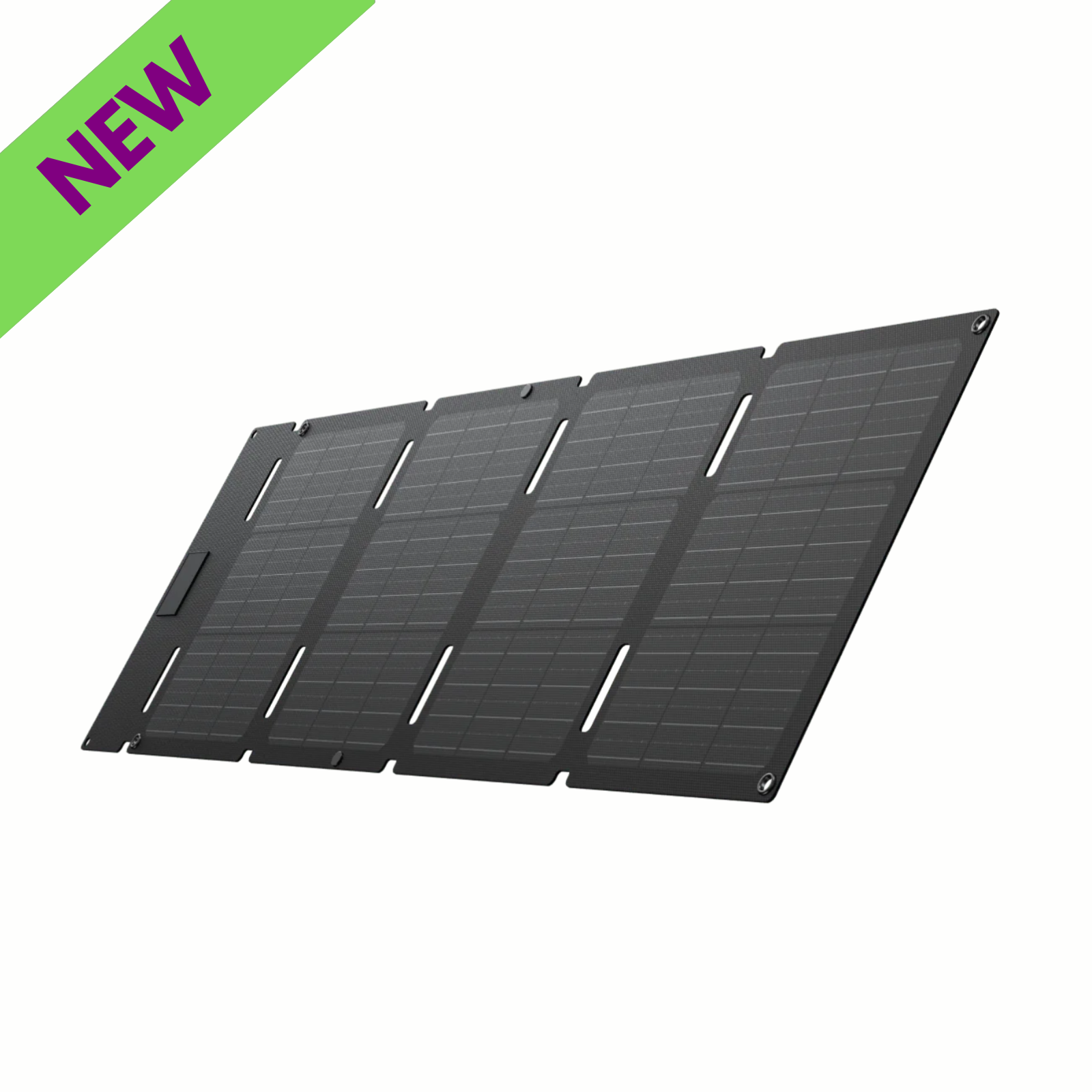 EcoFlow Portable Solar Panel 45W Foldable Waterproof High Efficiency Outdoor Use with a 'New' label.