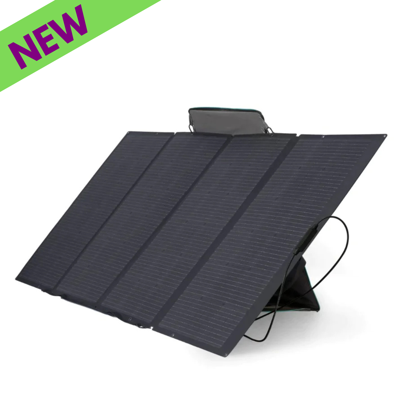 EcoFlow 400W Solar Panel Self Supporting Waterproof Recharge Power Stations showcasing its self-supporting design.