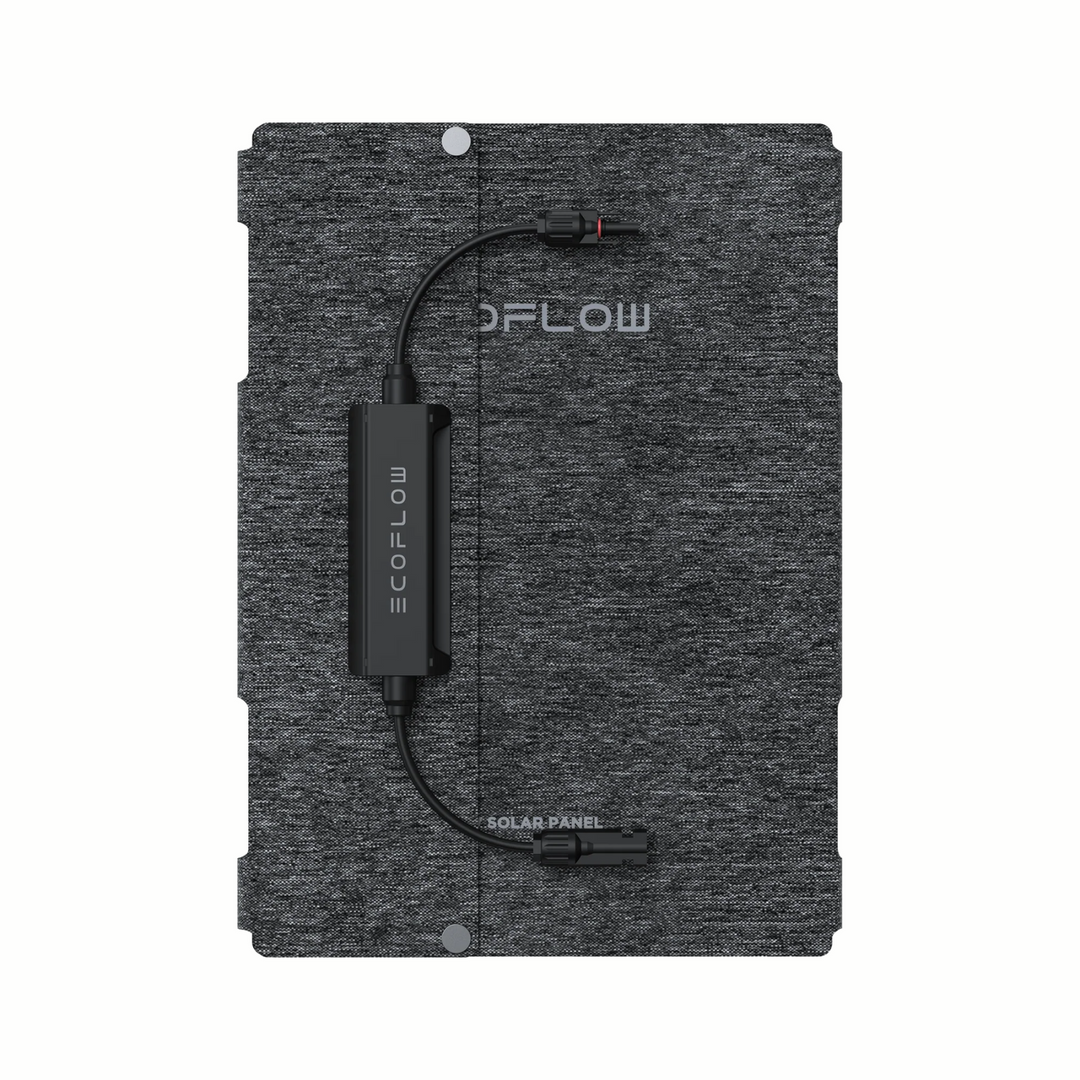EcoFlow Portable Solar Panel 45W Foldable Waterproof High Efficiency Outdoor Use - compact design for outdoor adventures.
