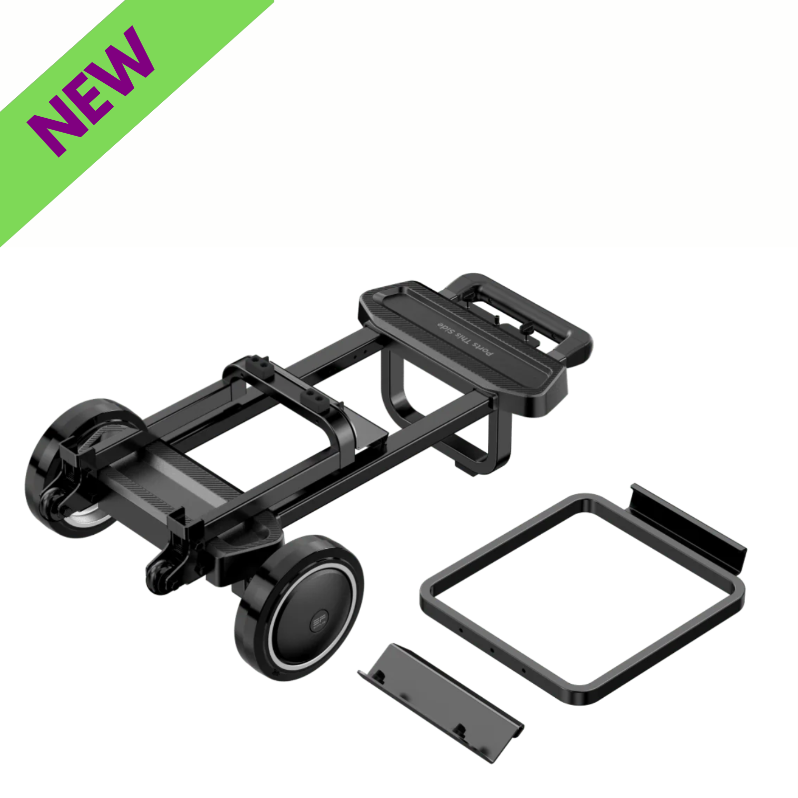 EcoFlow DELTA Pro Ultra Durable Rolling Trolley for Easy Portable Power with wheels and accessories